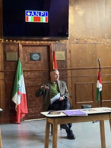 Alfio Bernabei presenting ANPI during the Partisan May Day