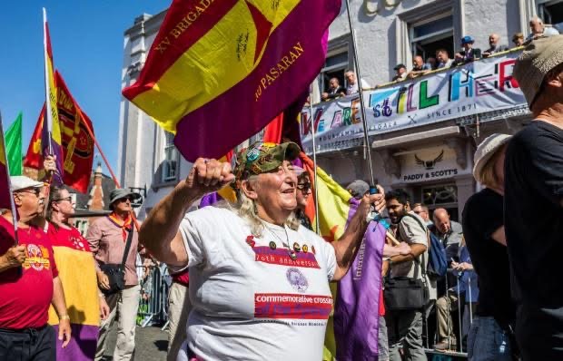 ANPI NE at the Durham Miners' Gala, July 2025
